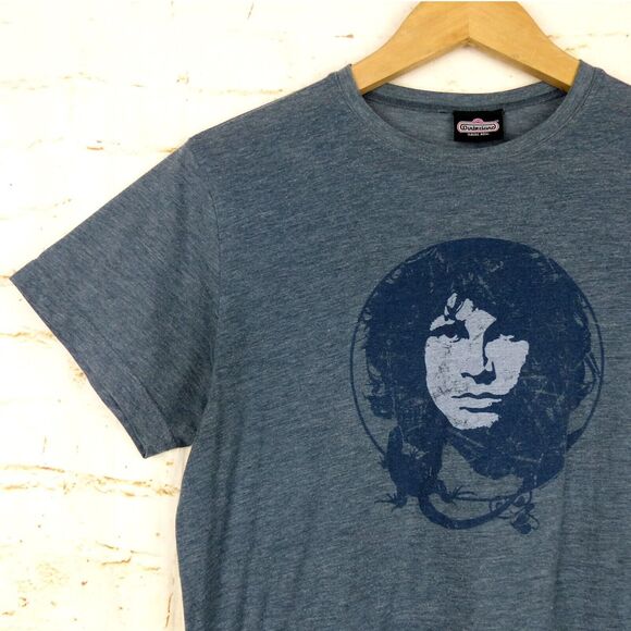 VTG Winterland The Doors T Shirt Women S Blue Jim Morrison Lizard Face Graphic - Picture 3 of 12